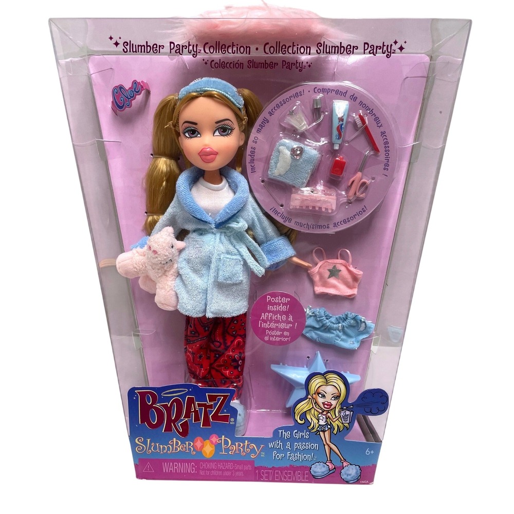Bratz Slumber Party Cloe Fashion Doll MGA Entertainment 592037C3 New NIB